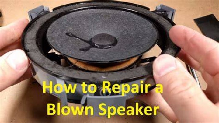 Can you fix a blown out speaker?