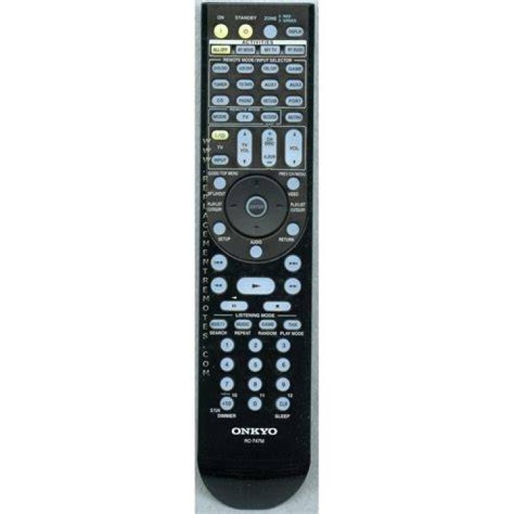 How do I control my Onkyo receiver with my Apple TV remote?