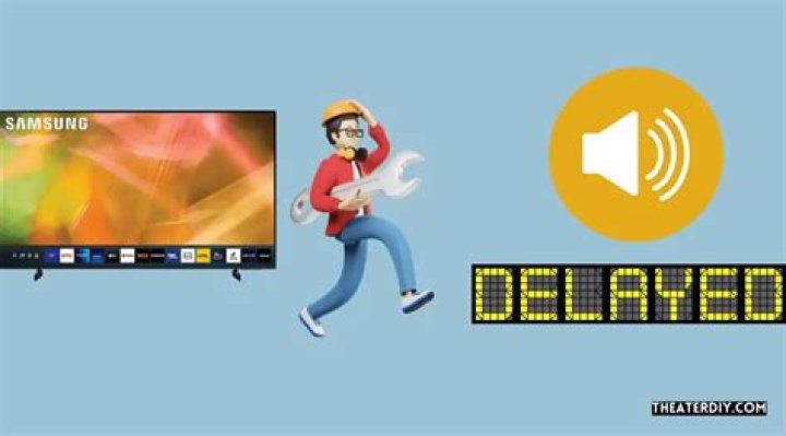How do I fix delay on my TV?
