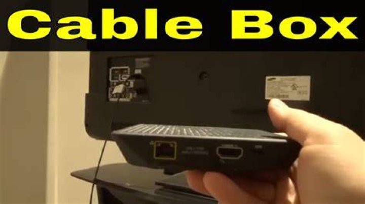 How do I hook up my Sony smart TV to my cable box?