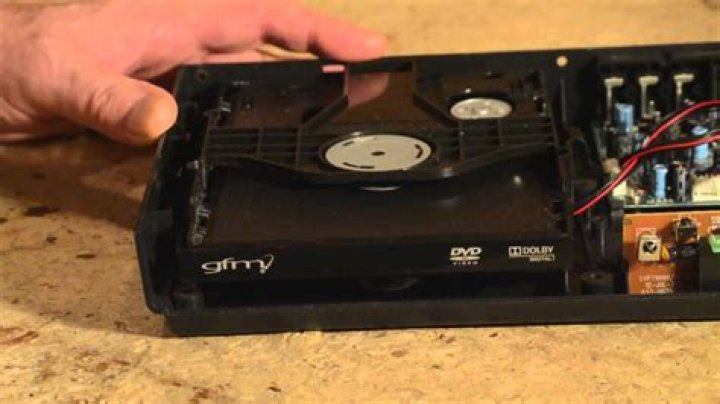 How do you fix a jammed DVD player?