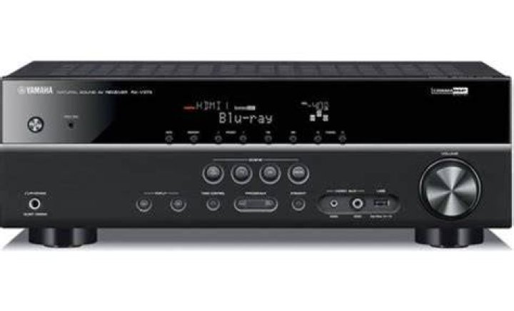 How does the Yamaha rx-v373 home theater receiver work?