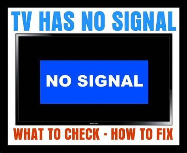 How to fix a sanyo TV when it says no signal?