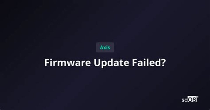 How to fix network stuck after firmware update?