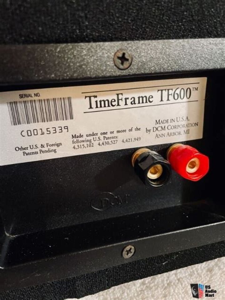 How to make DCM timeframe TF 600 speakers work?