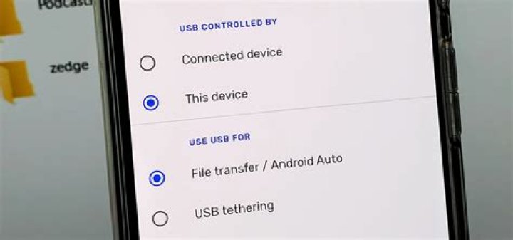 How to make the USB connection on your Android phone default?