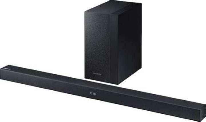 What does SW mean on Samsung Soundbar?