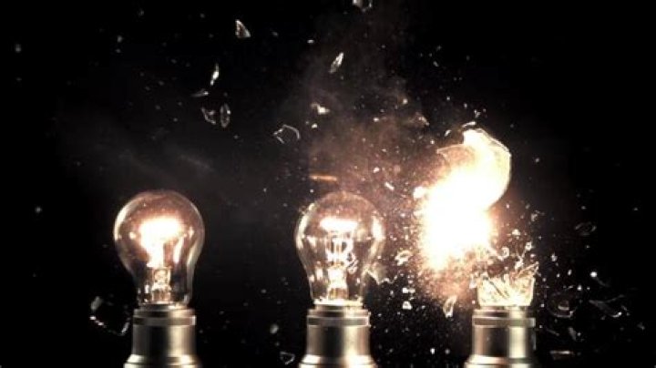 What happens when a light bulb exploded?