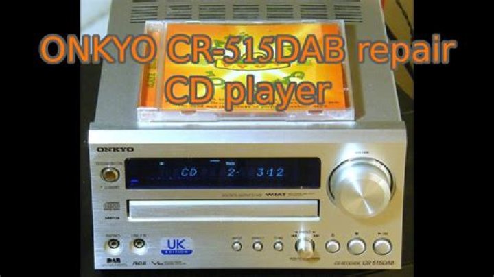 What kind of CD player does Onkyo cr515dab have?