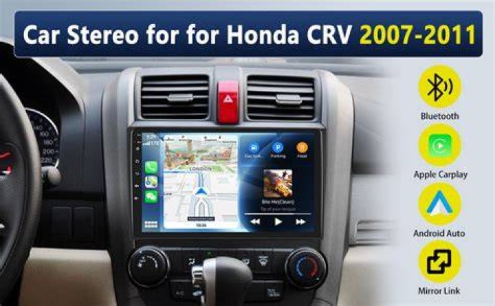 What kind of stereo system does a Honda CRV have?