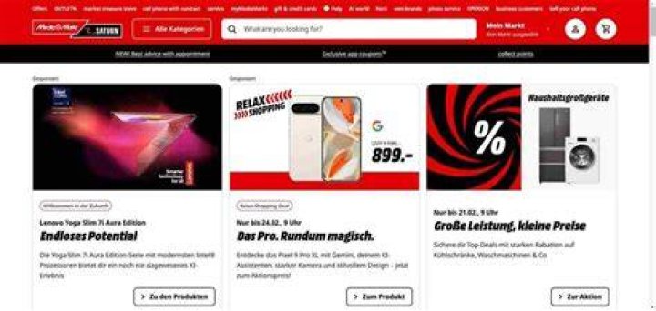 Where can I buy MediaMarkt products in Europe?