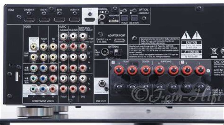 Where is the microphone on the pioneer VSX 821?
