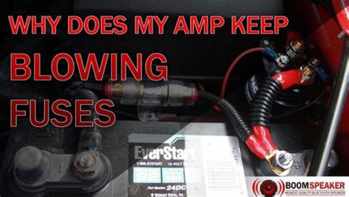 Why does my amp keep blowing fuses when I turn it up?