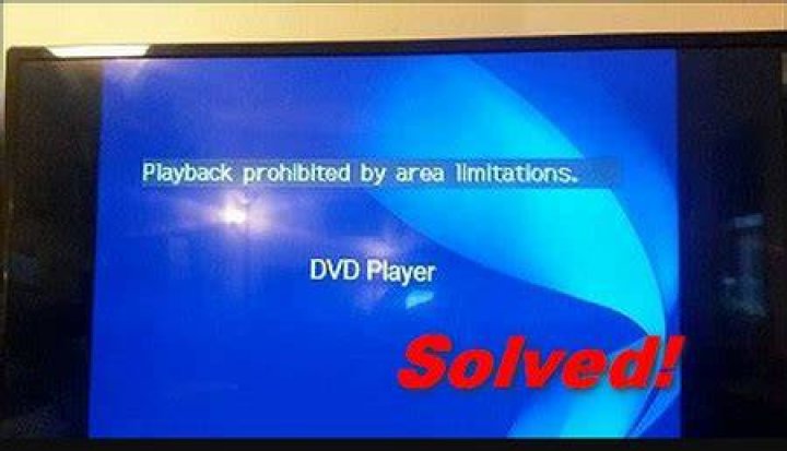 Why does my Sony DVD player say Cannot play this disc?