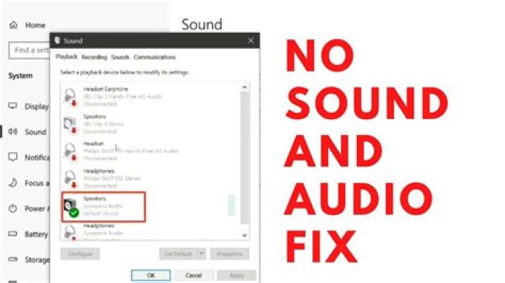 Why has my computer suddenly lost sound?