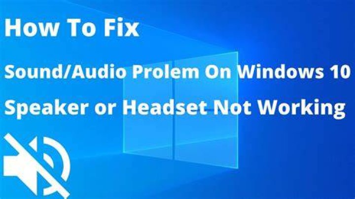 Why my computer speakers are not working?